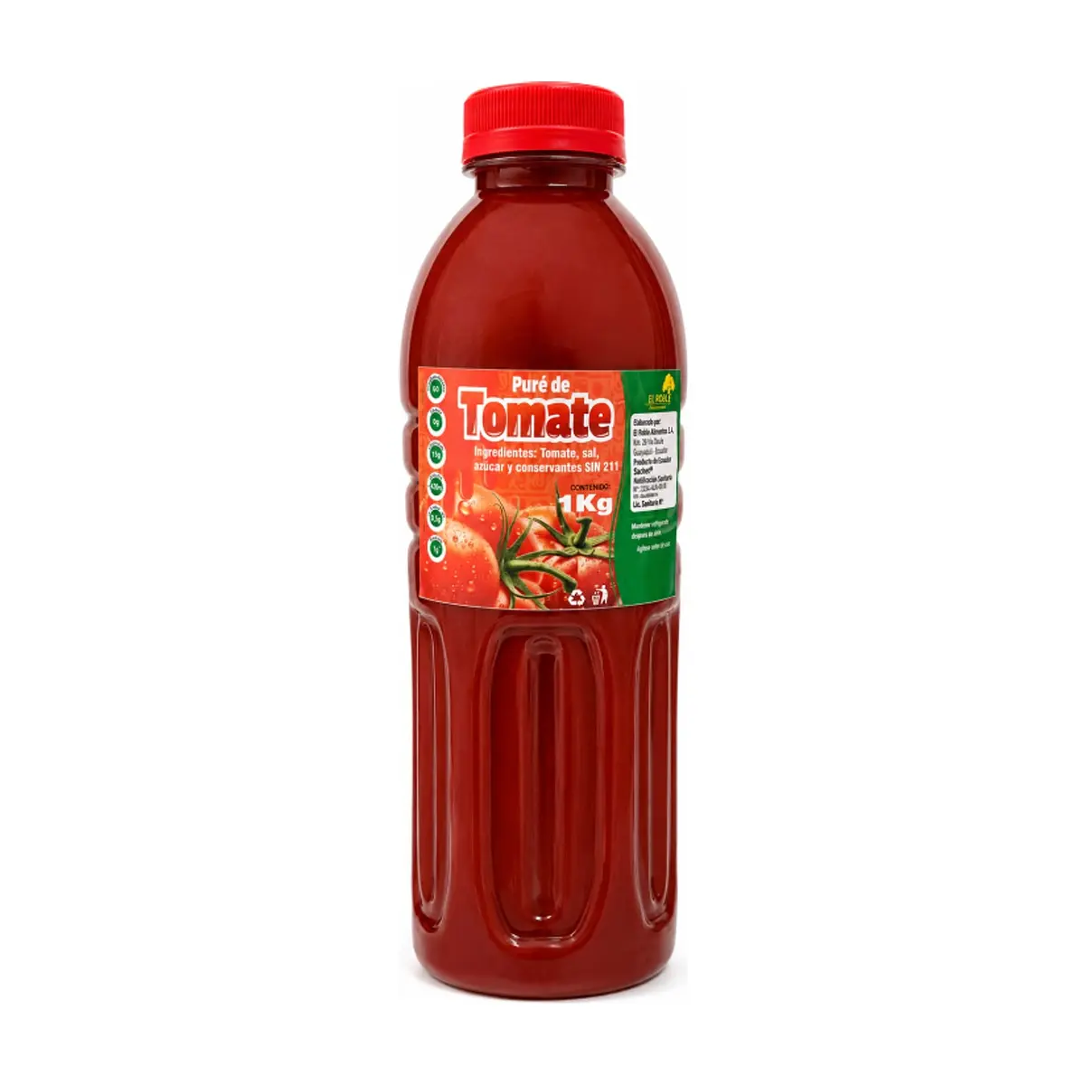Puré de tomate El Roble (1 kg / 2.2 lb)