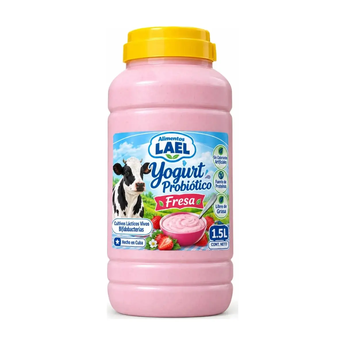 A2 Yogur probiotico de fresa - Imagen 1