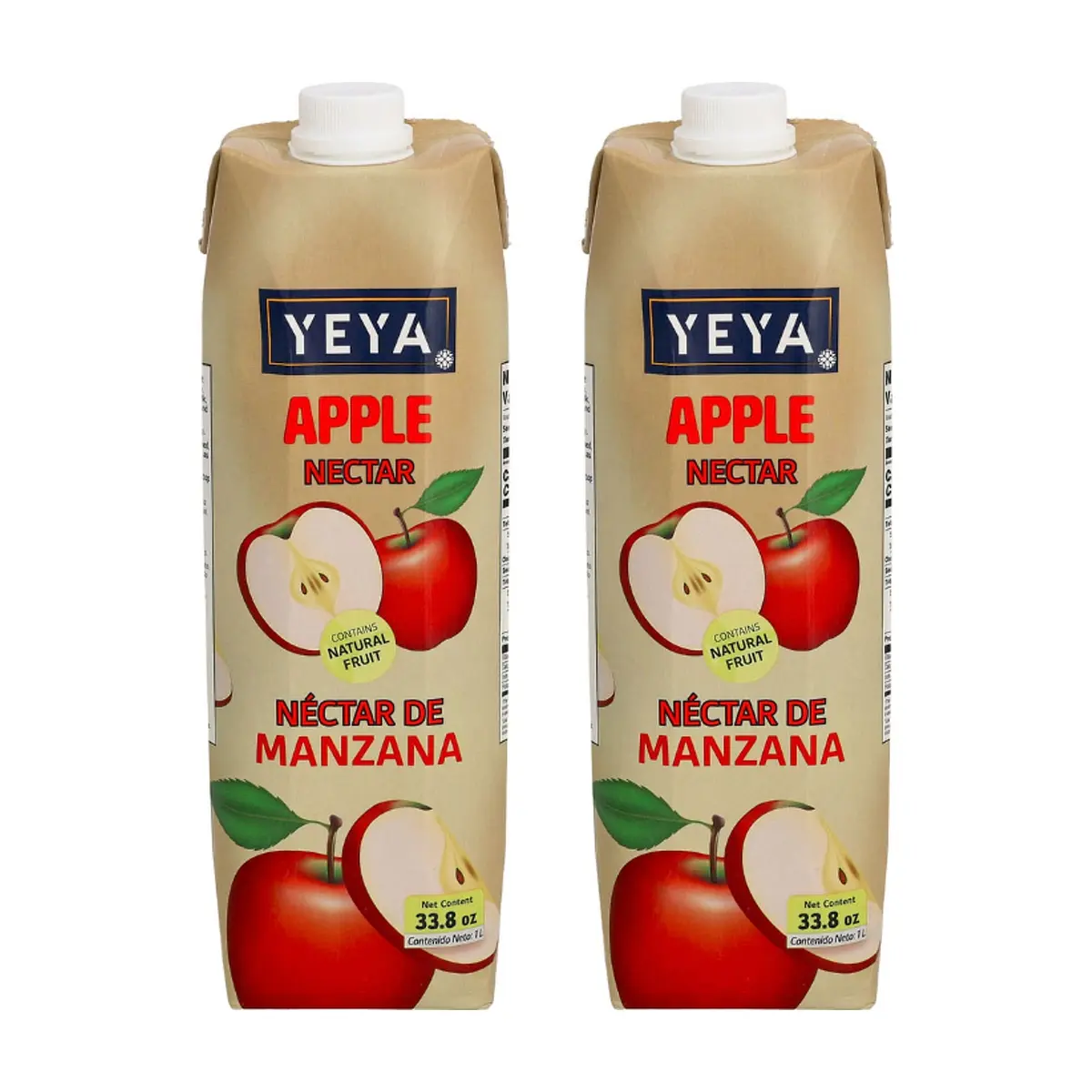 Néctar de manzana YEYA (2 x 1 L / 33.8 fl oz)