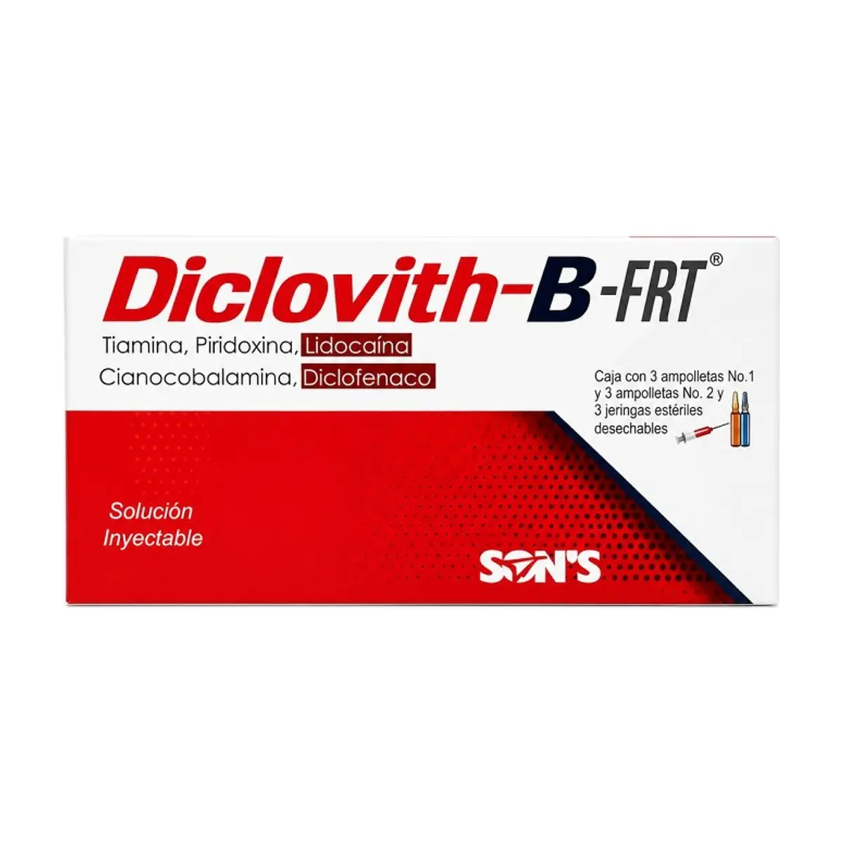 Solución Inyectable DICLOVITH-B-FRT - Imagen 1