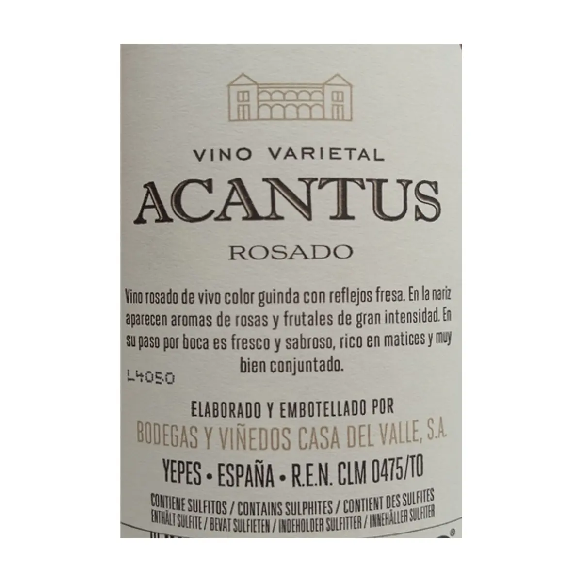 Vino rosado Acantus (750 ml) - Thumbnail 3