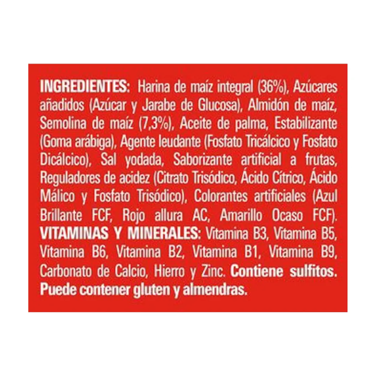 Cereal de maíz integral endulzado sabor a frutas Trix Nestlé (100 g / 3.52 oz) - Miniatura 3