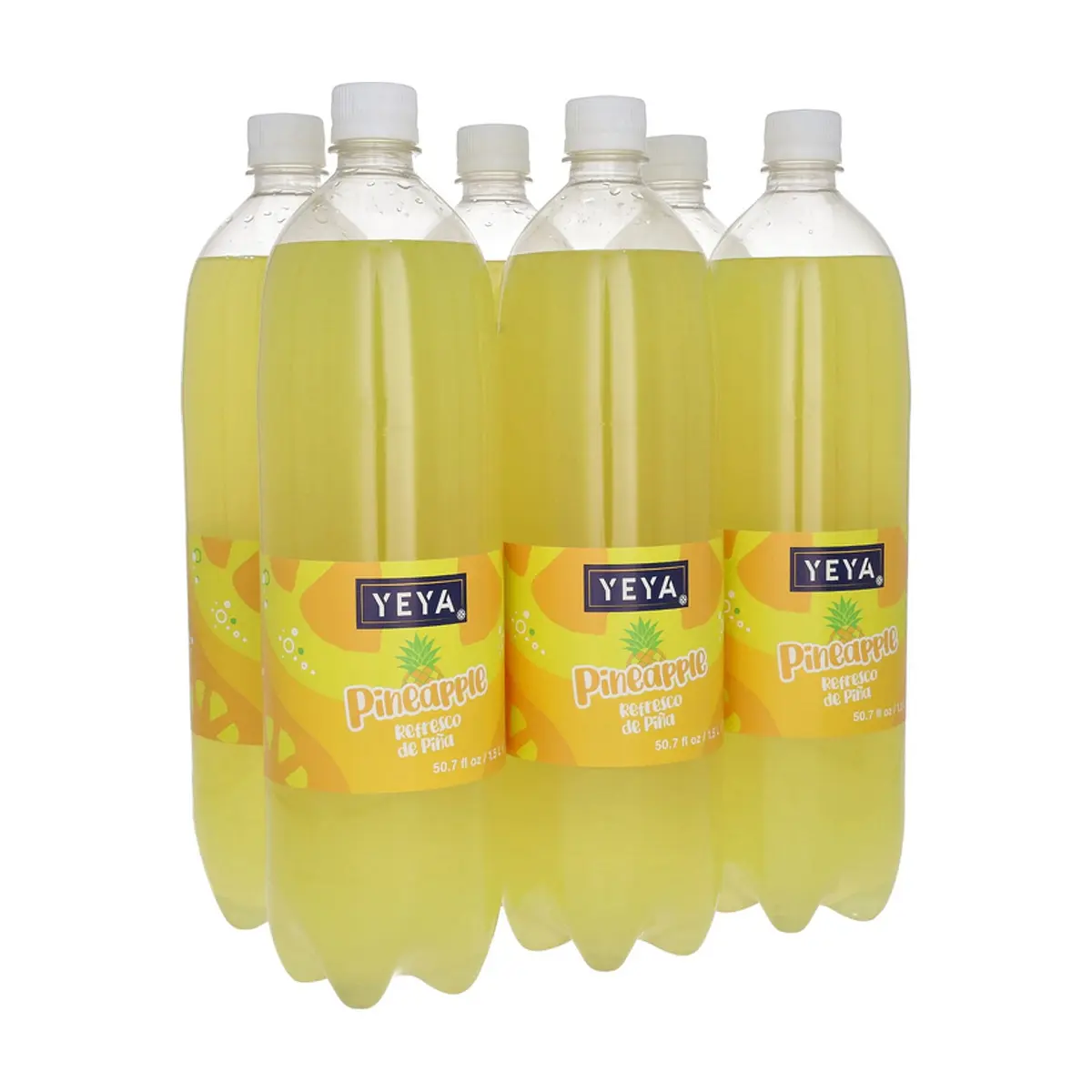Refresco gaseado de piña YEYA (6 x 1.5 L / 50.7 fl oz)