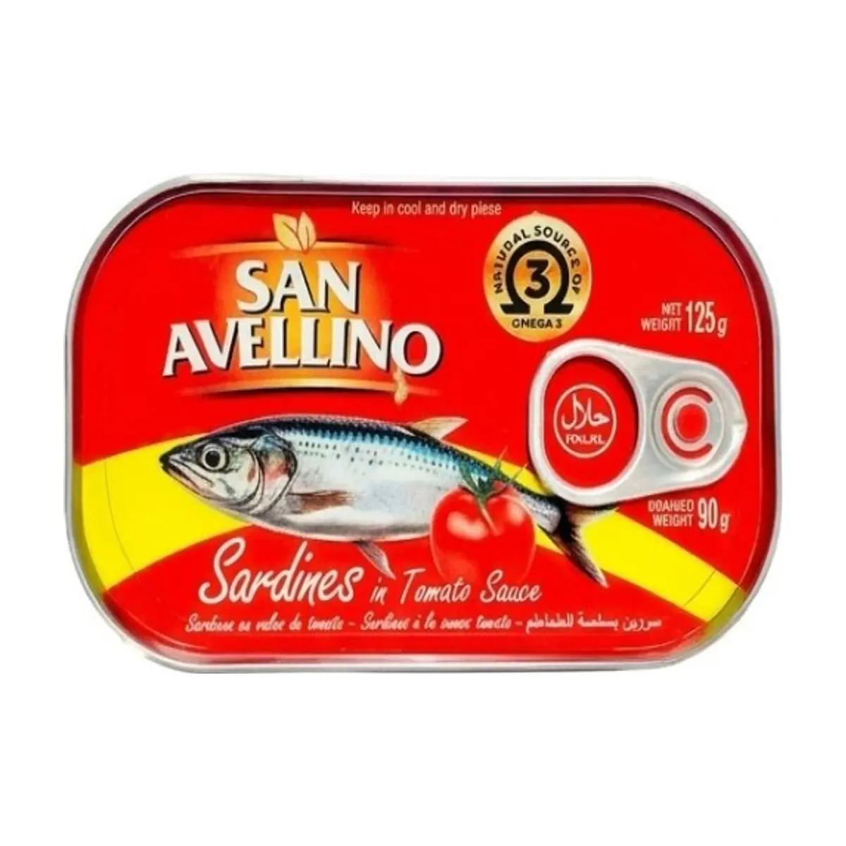 Sardinas en Tomate (125g) SAN AVELLINO