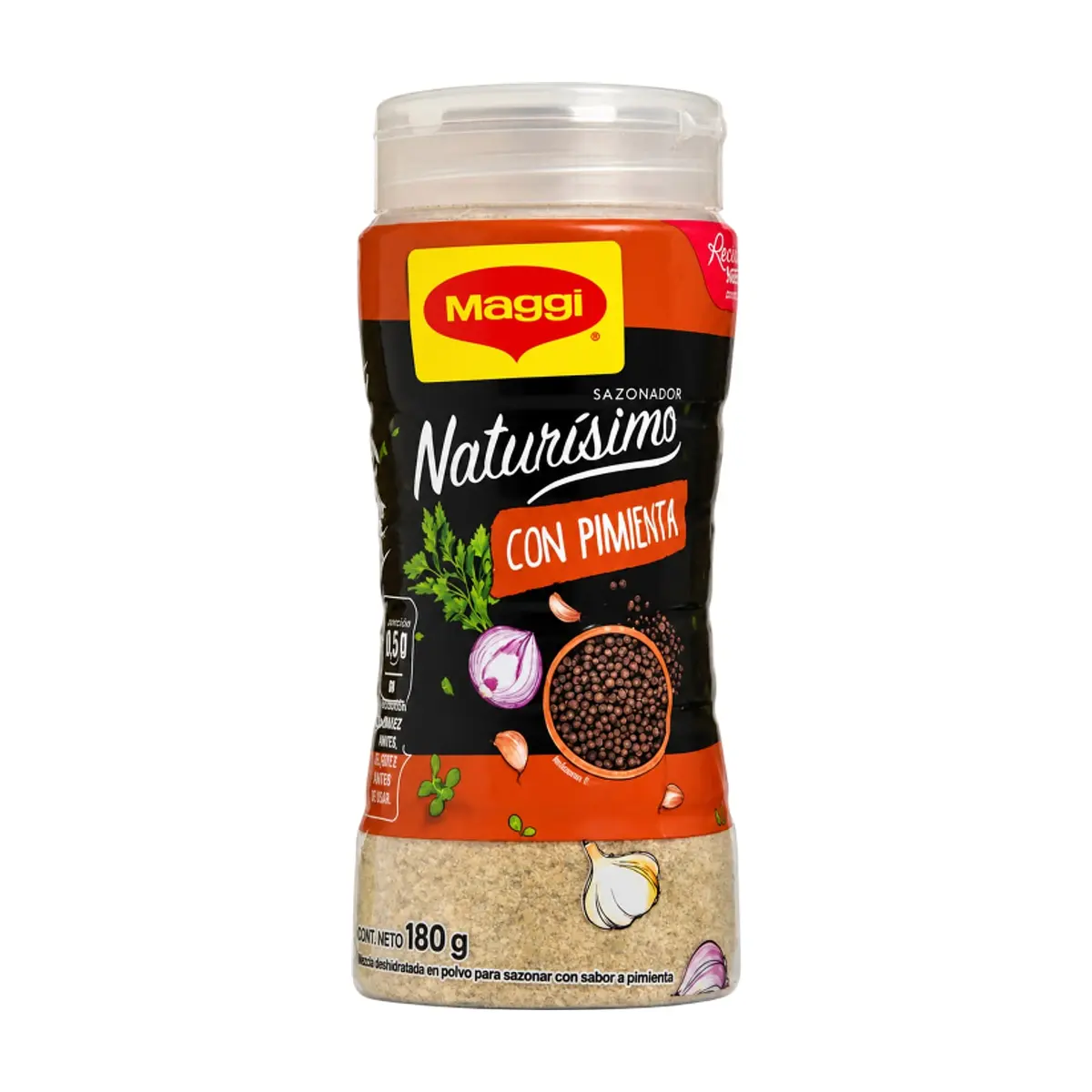 Sazonador Naturisimo con pimienta Maggi (180 g / 6.34 oz)