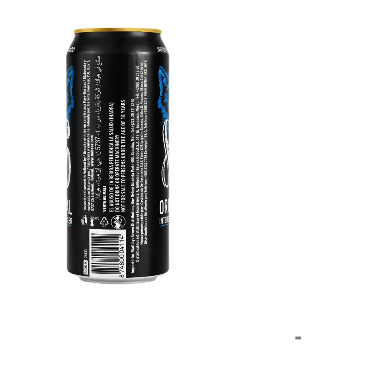 Cerveza rubia intensa original 8.6 (500 ml) - Thumbnail 3