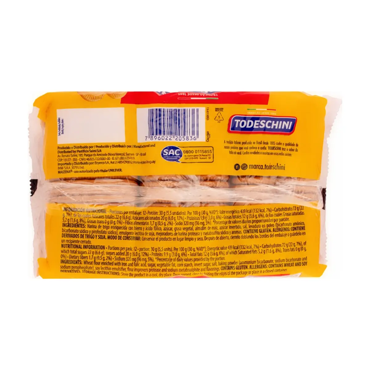 Galletas de maicena Todeschini (360 g / 12.7 oz) - Thumbnail 2