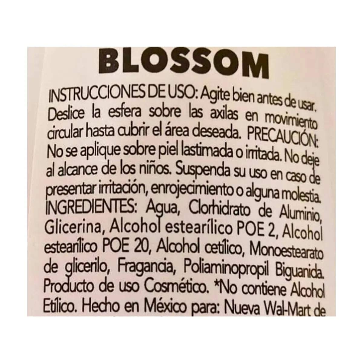 Desodorante antitranspirante Blossom Aurrera (65 ml / 2.3 fl. oz) - Thumbnail 3