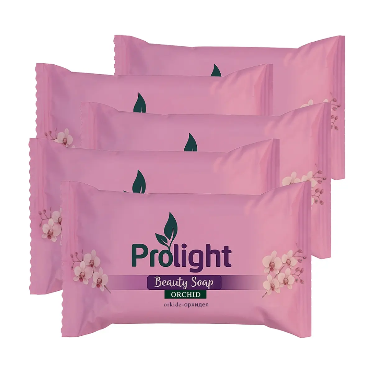 Jabón de belleza con fragancia a orquídea Prolight (5 x 100 g / 3.52 oz)