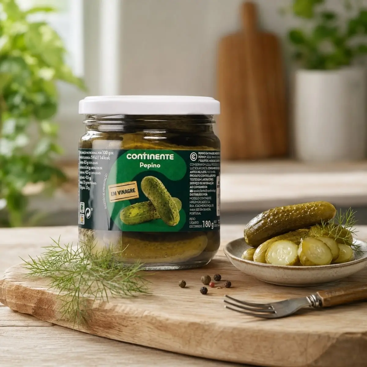 Pepinillos encurtidos Continente (340 g / 11.99 oz) - Thumbnail 3