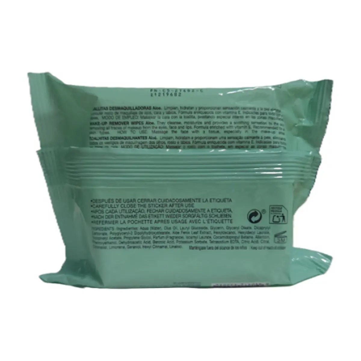 Toallitas húmedas desmaquilladoras aloe+vit E Babaria (25 U) - Thumbnail 6