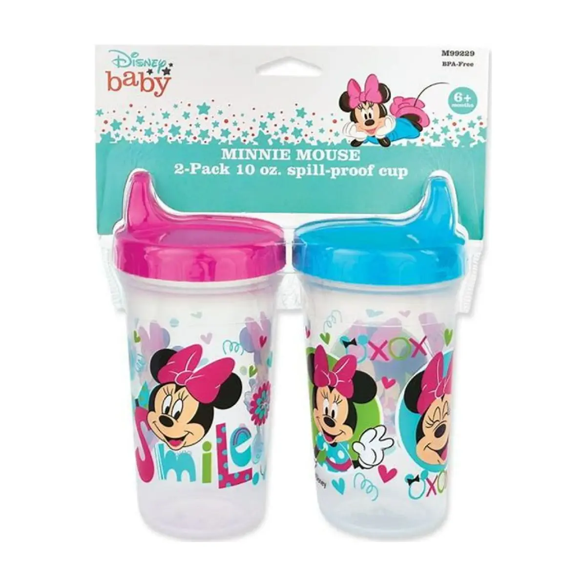 Set de 2 vasos a prueba de derrame para bebé Disney Baby (10 oz)
