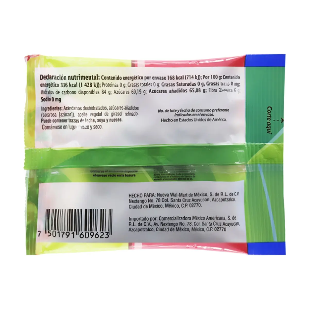 Arándanos deshidratados endulzados Great Value (50 g / 1.76 oz) - Thumbnail 7