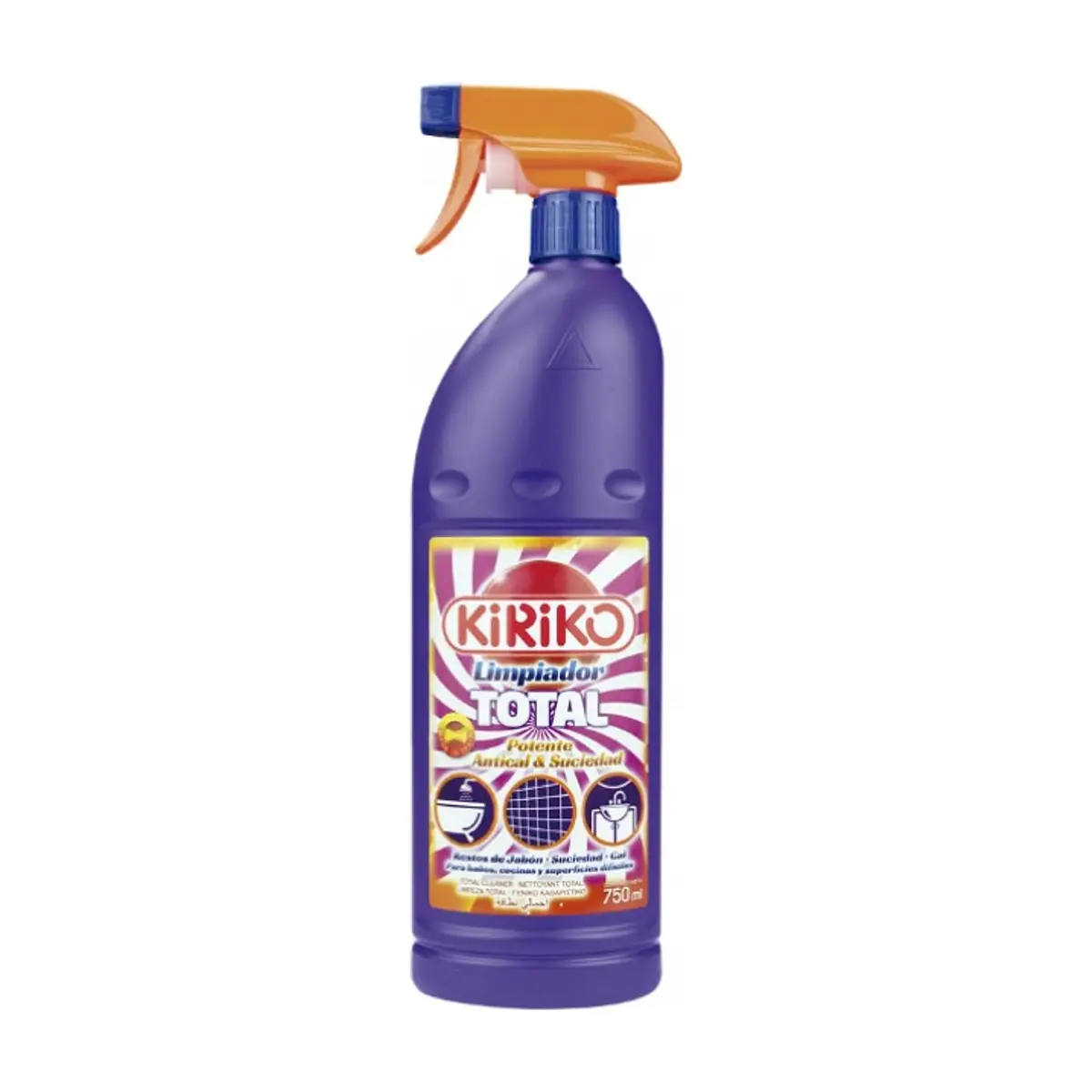 Limpiador Total Antical y Suciedad Pulverizador (750ml) KIRIKO