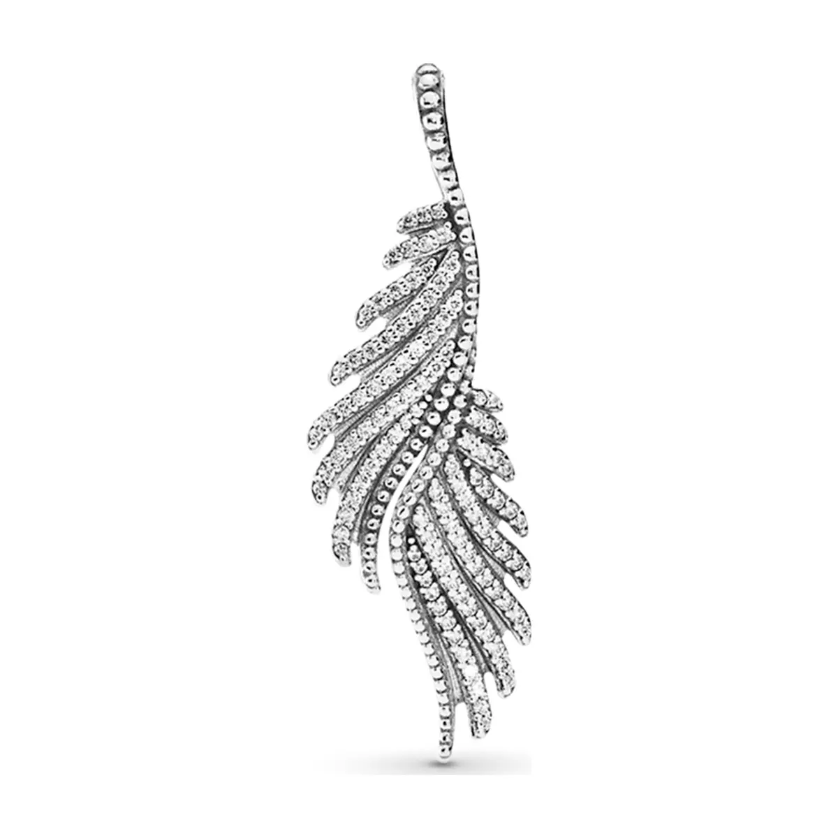 Colgante de plata S925 estilo Pandora alas majestuosas