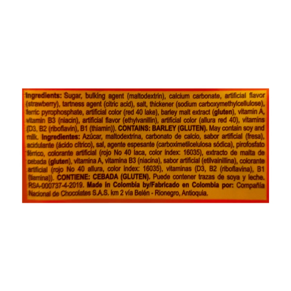 Bebida instantánea sabor fresa Choco Listo (200 g / 7.05 oz) - Miniatura 2