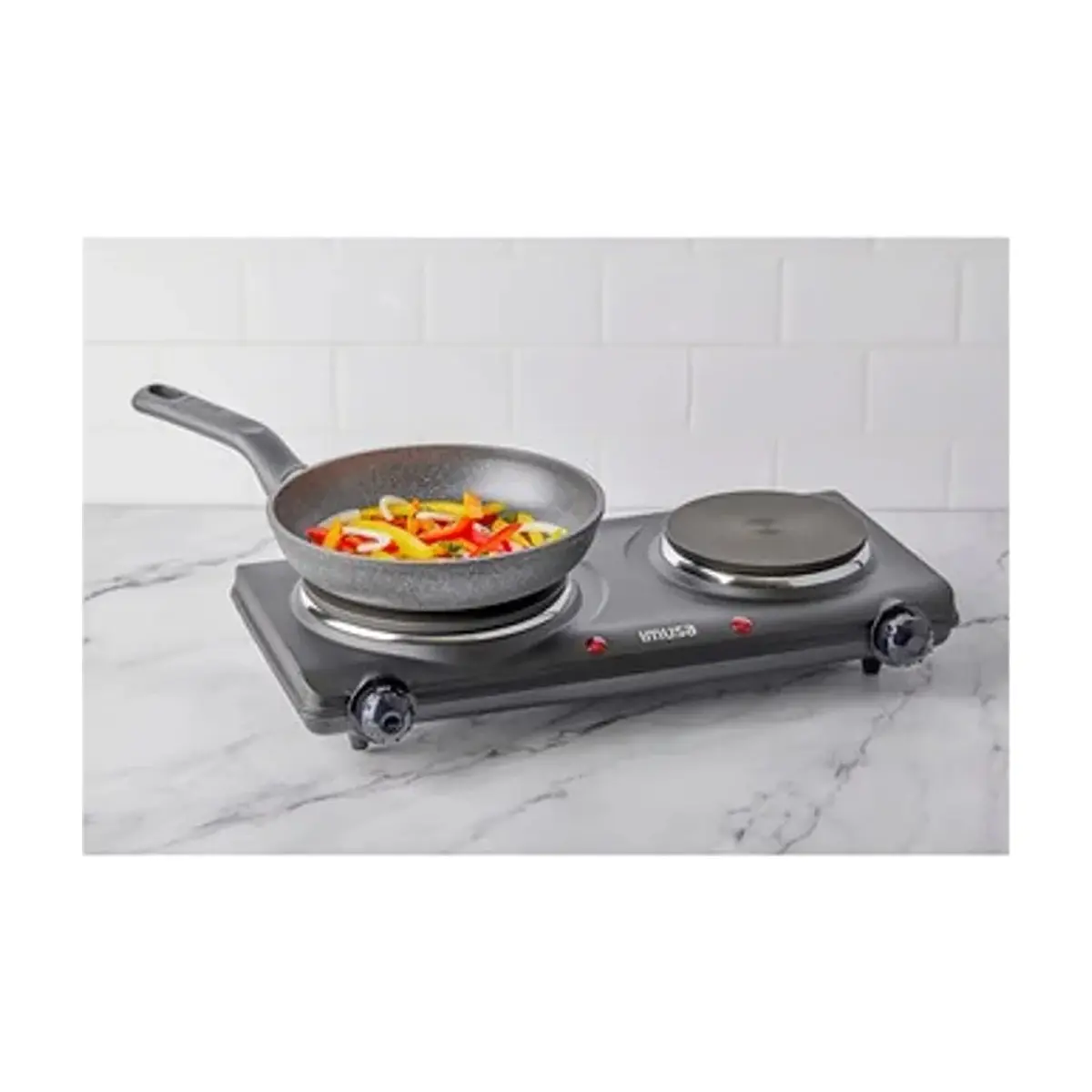 Cocina Eléctrica 2 Hornillas - Thumbnail 3