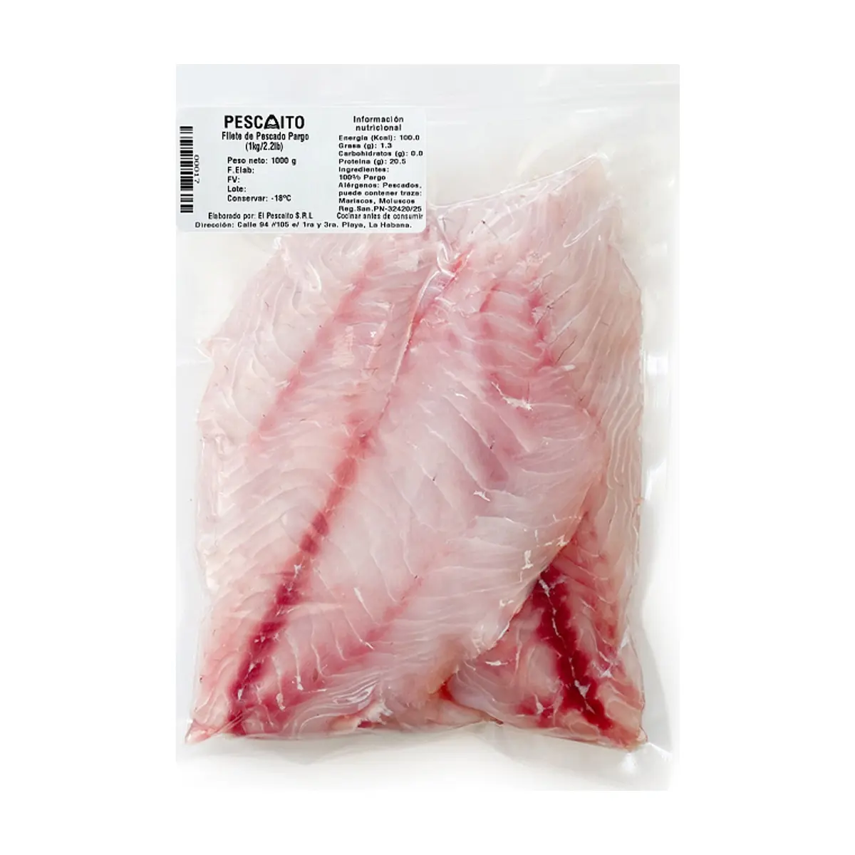 Filete de pescado pargo Pescaito (1 kg / 2.2 lb) - Thumbnail 2