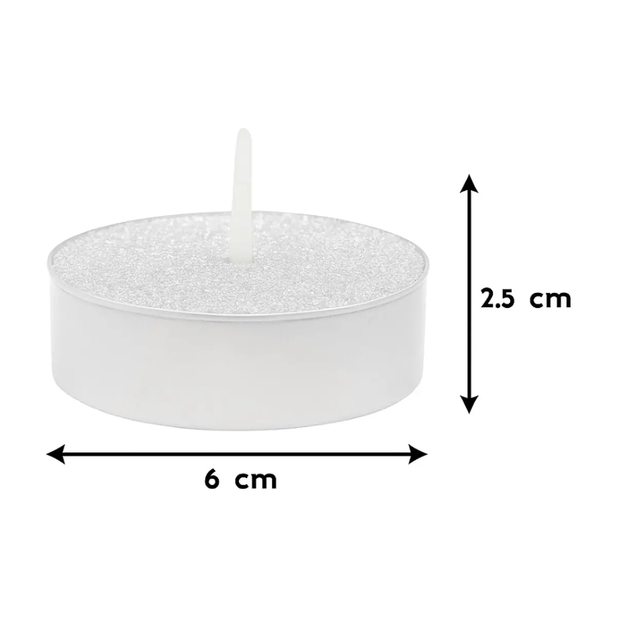 Velas de navidad color plata con purpurina, Casa y Menaje (4 U) - Thumbnail 6