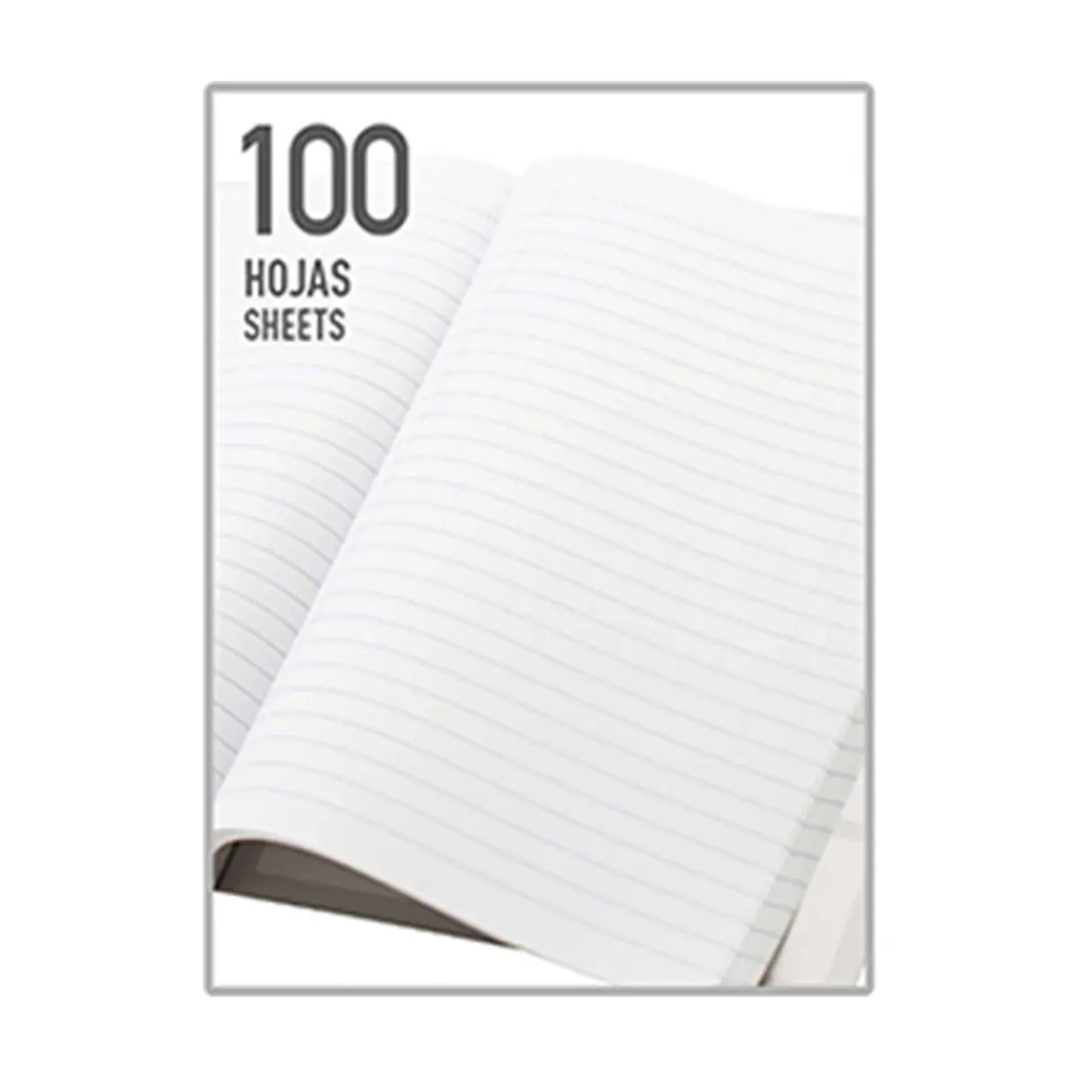 Cuaderno - libreta rayada - de raya ancha cosido Pointer - Miniatura 3