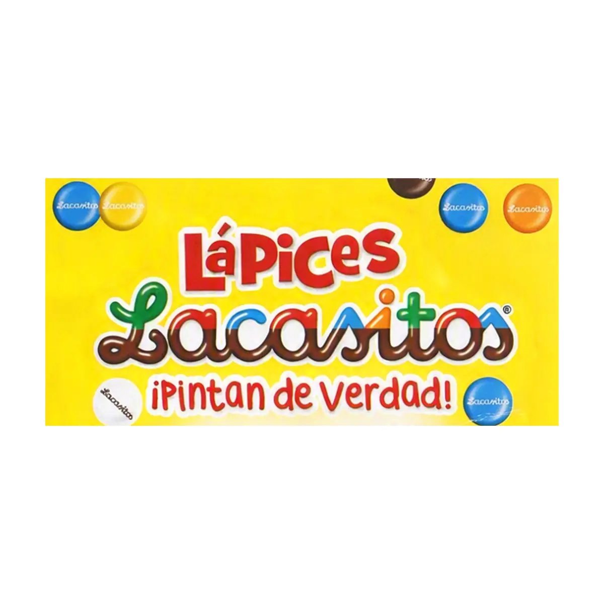 Gragea de chocolate con leche recubierta con azúcar coloreado Lápices Lacasitos (20 g) - Thumbnail 3