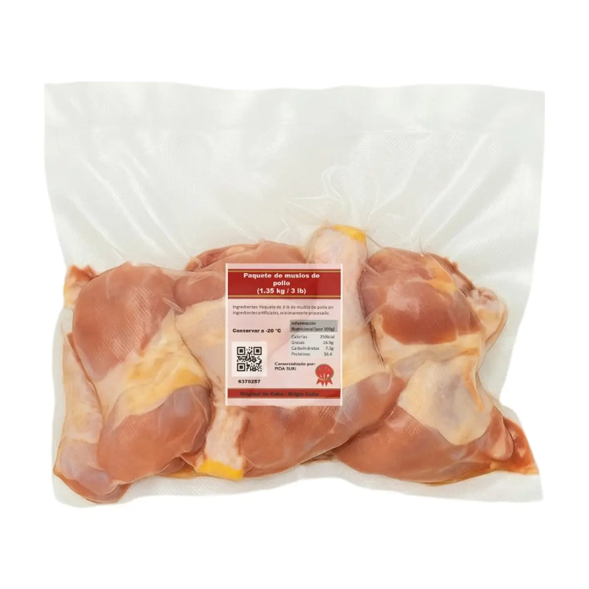 Paquete de muslos de pollo Pida (1.35 kg / 3 lb) - Thumbnail 2