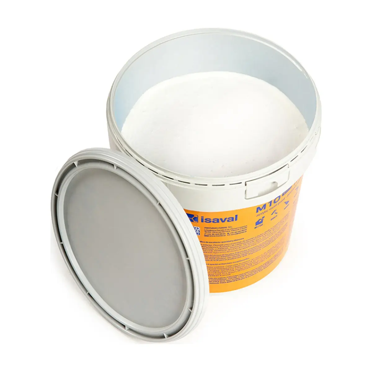 Pintura acrilica interior y exterior color blanco M - 10 extra Isaval (15 L) - Thumbnail 3