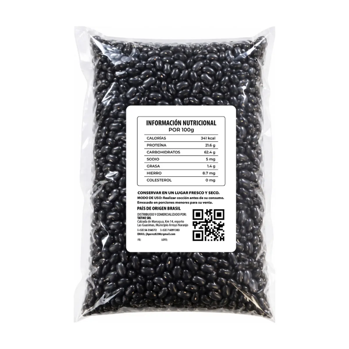 Frijoles negros Tatine (2 x 4.54 kg / 10 lb) - Thumbnail 3