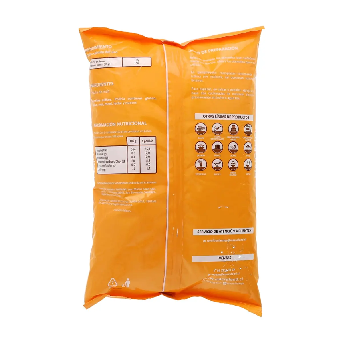 Maicena Macro Food (1 kg / 2.2 lb) - Thumbnail 2