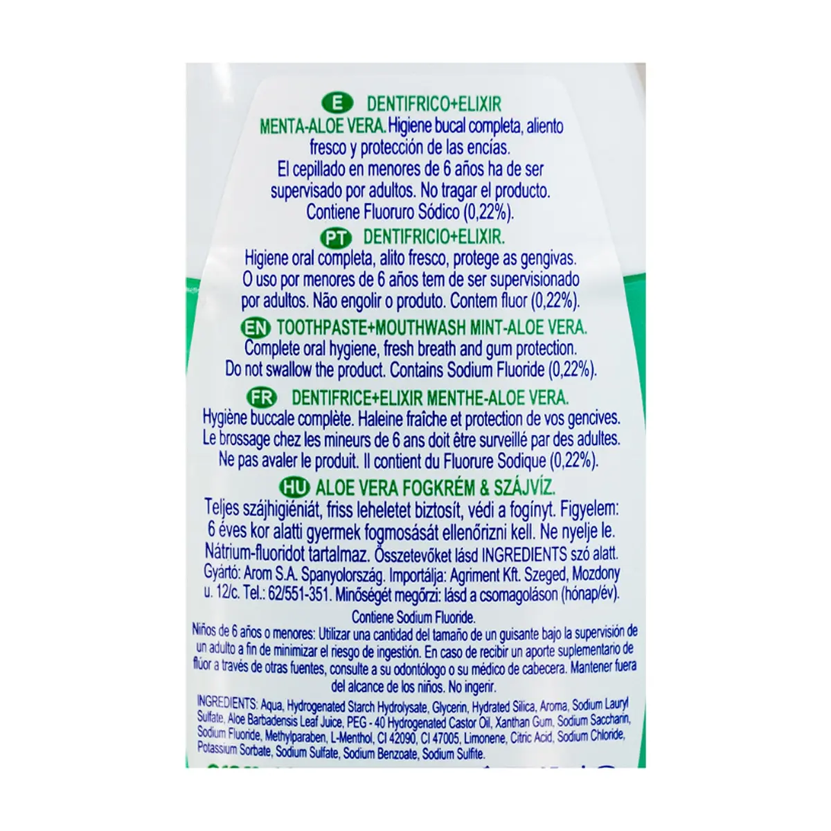 Pasta dental en gel con Aloe Vera S'nonas (100 ml / 3.38 fl oz) - Thumbnail 6