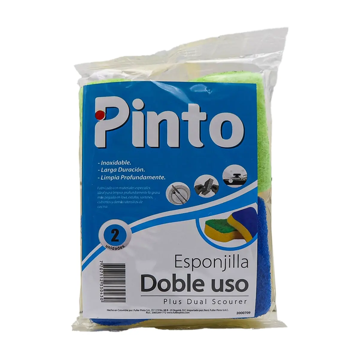 Esponjilla doble uso Pinto (2 U)
