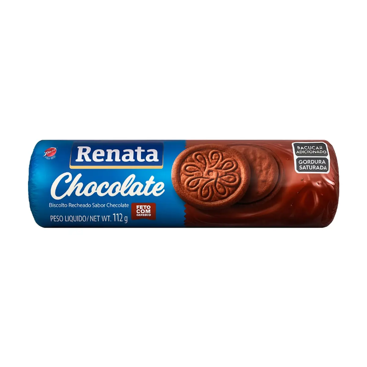Galletas de chocolate con relleno sabor chocolate Renata (112 g / 3.9 oz) - Miniatura 1