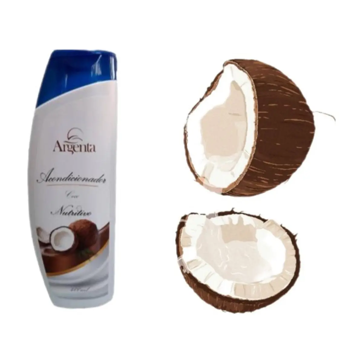 Acondicionador de coco Argenta (400 ml) - Thumbnail 2
