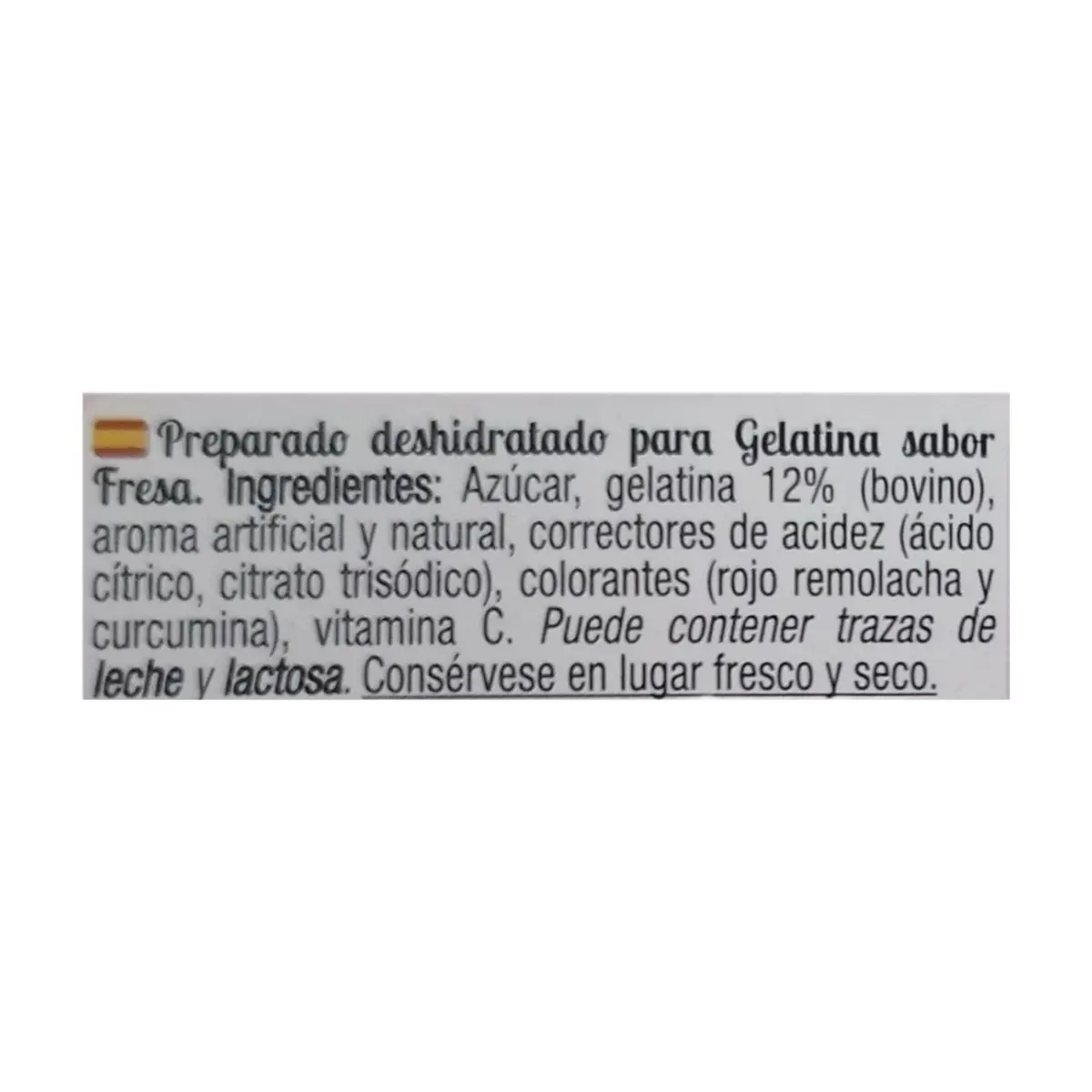 Gelatina sabor fresa Calnort (170 g / 6 oz) - Miniatura 3