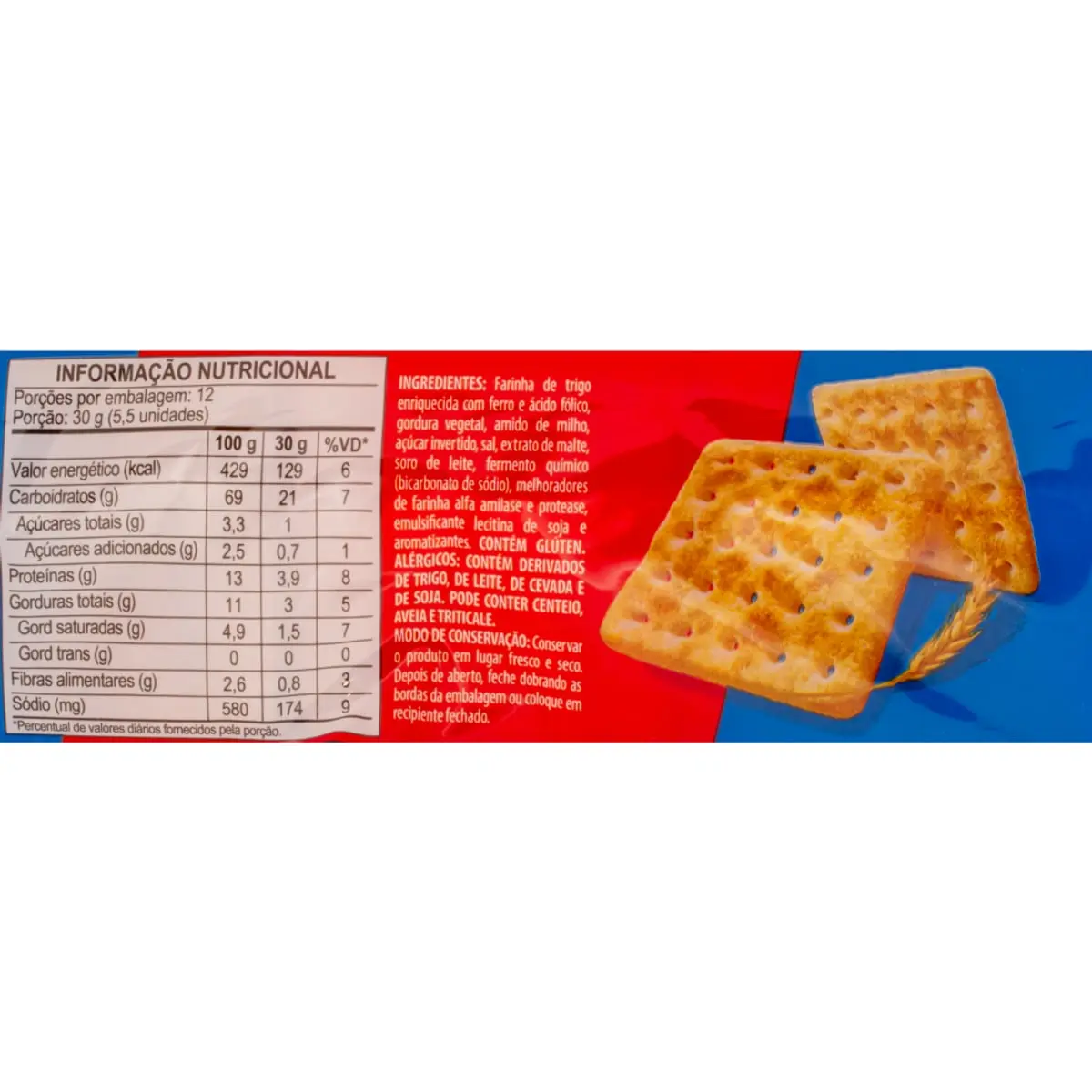 Galletas agua y sal Todeschini (360 g / 12 oz) - Miniatura 3