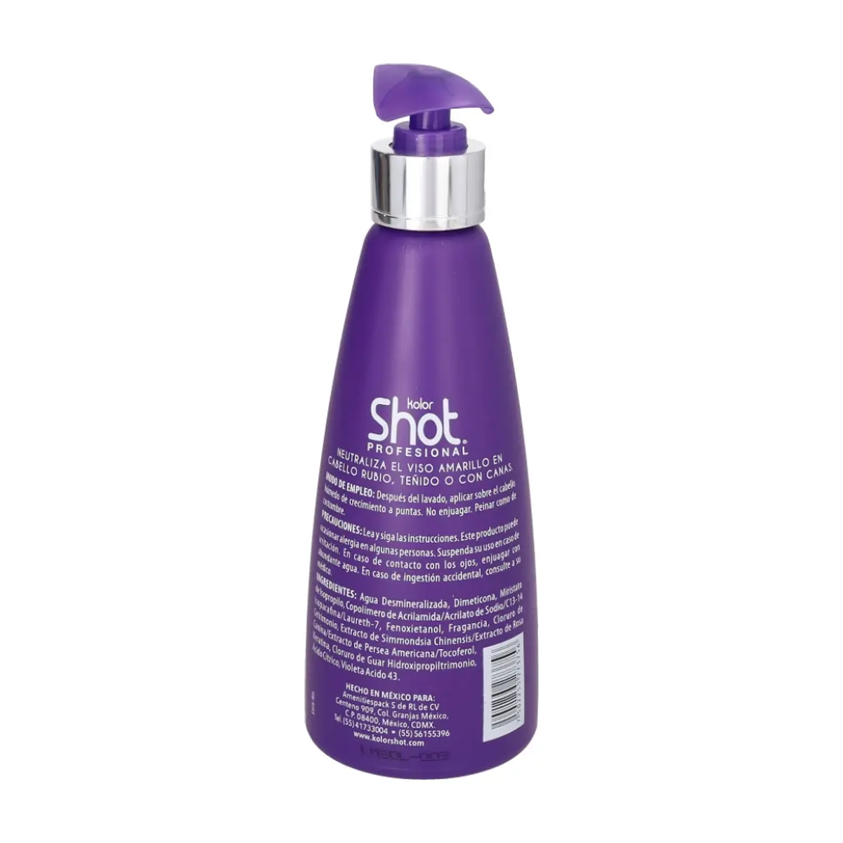 Crema de tratamiento matizador para cabello rubio o teñido Kolor Shot (300 ml) - Thumbnail 2