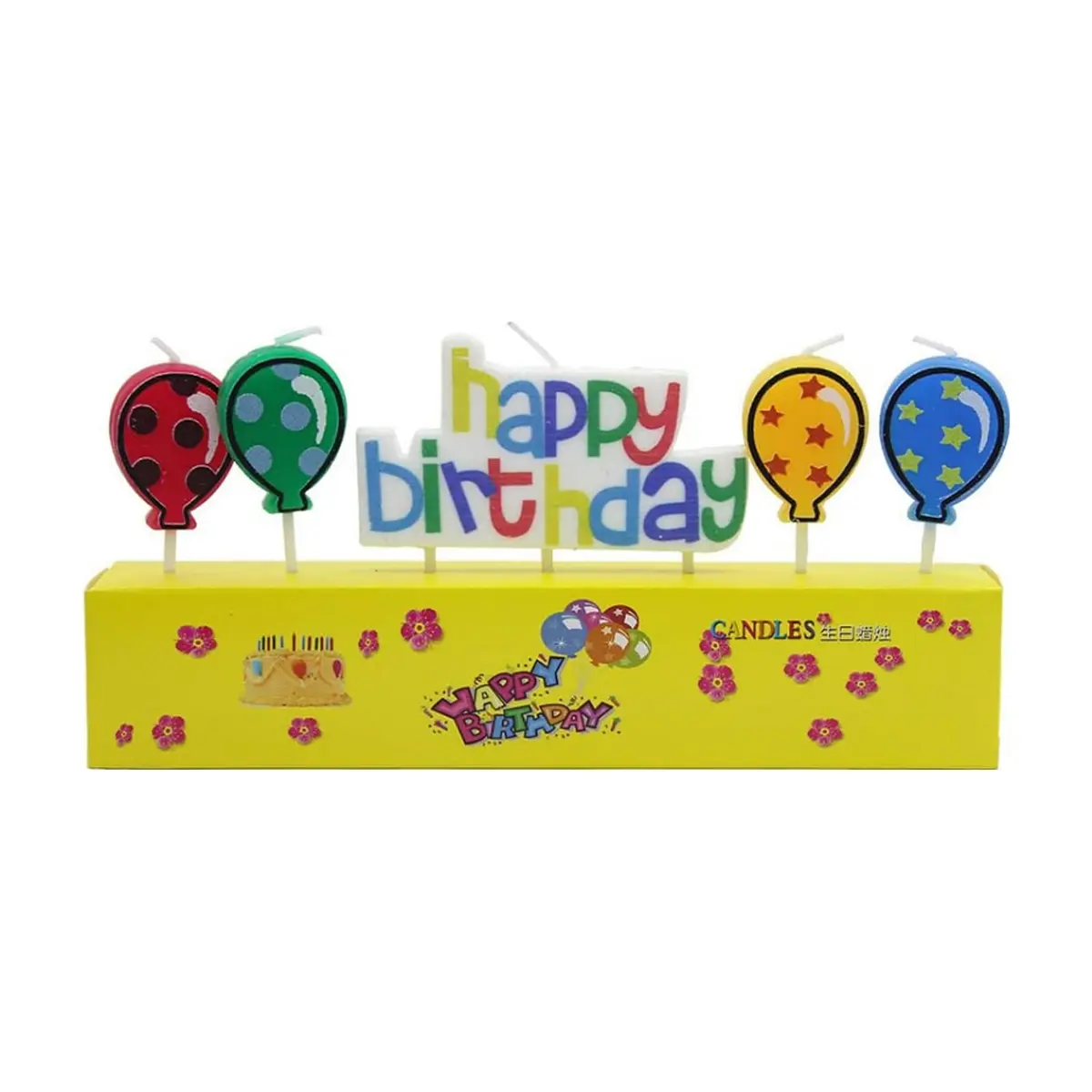 Juego de 5 velas de cumpleaños - Thumbnail 2