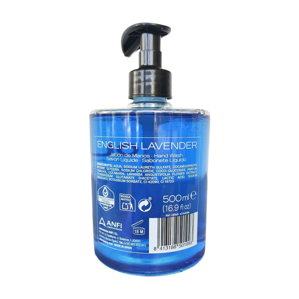 Jabón de manos de lavanda inglesa Queray (500 ml / 16.9 oz) - Miniatura 2