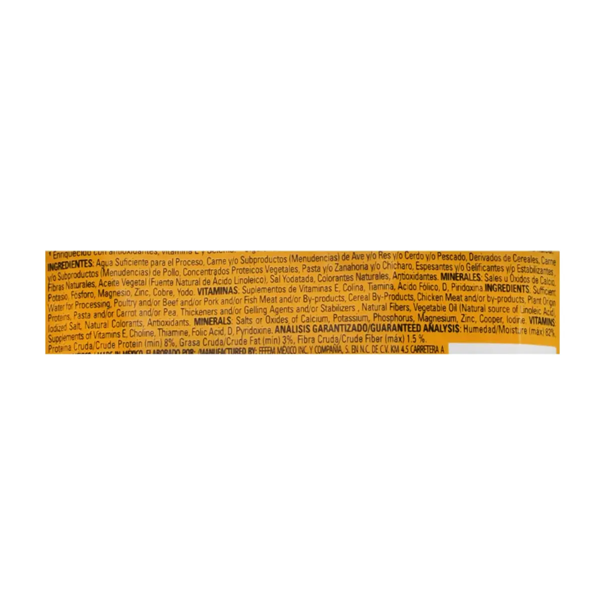 Alimento pollo y vegetales en filetes para perros razas pequeñas Pedigree (100 g / 3.52 oz) - Miniatura 4