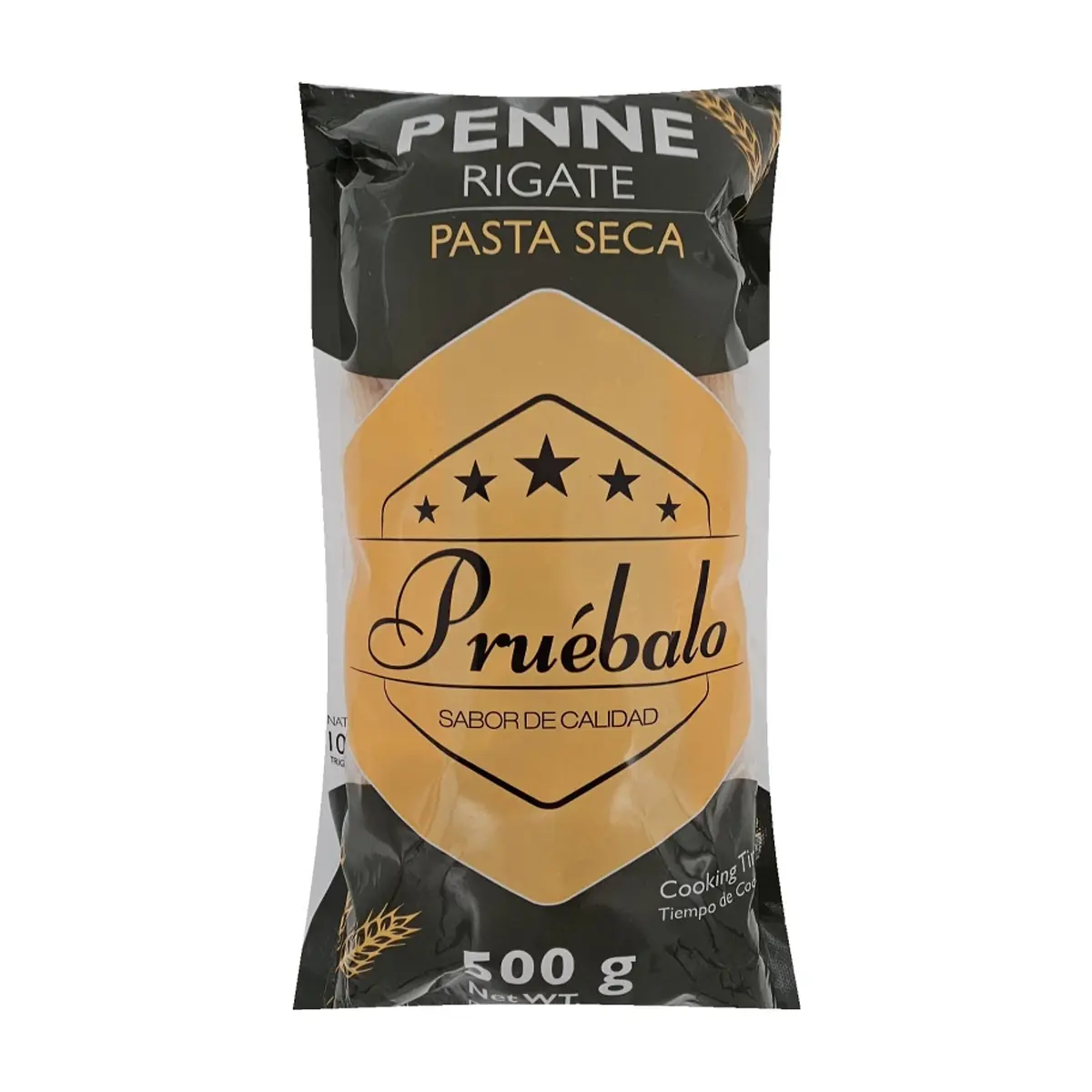 Pastas cortas -penne rigate- Pruébalo (500 g / 1.10 lb)