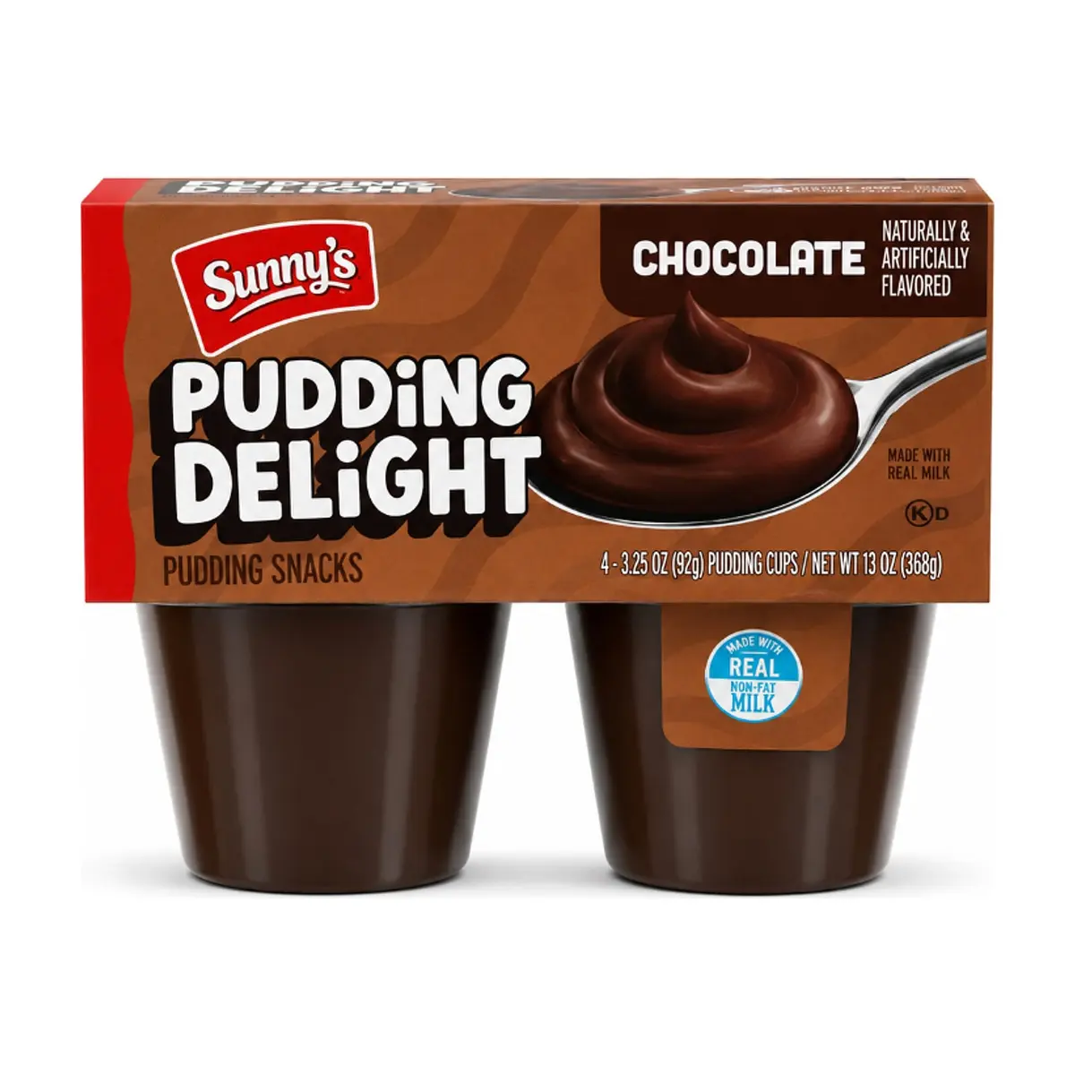 Natillas de chocolate y vainilla (16 x 92 g / 3.25 oz) - Miniatura 3
