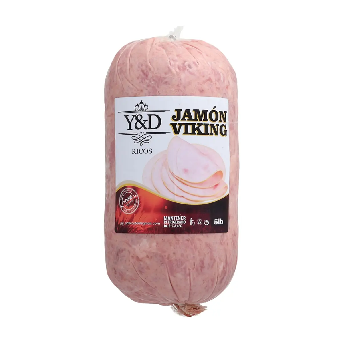 Jamón vicking Y&D Ricos (2.27 kg / 5.0 Lb) - Thumbnail 6