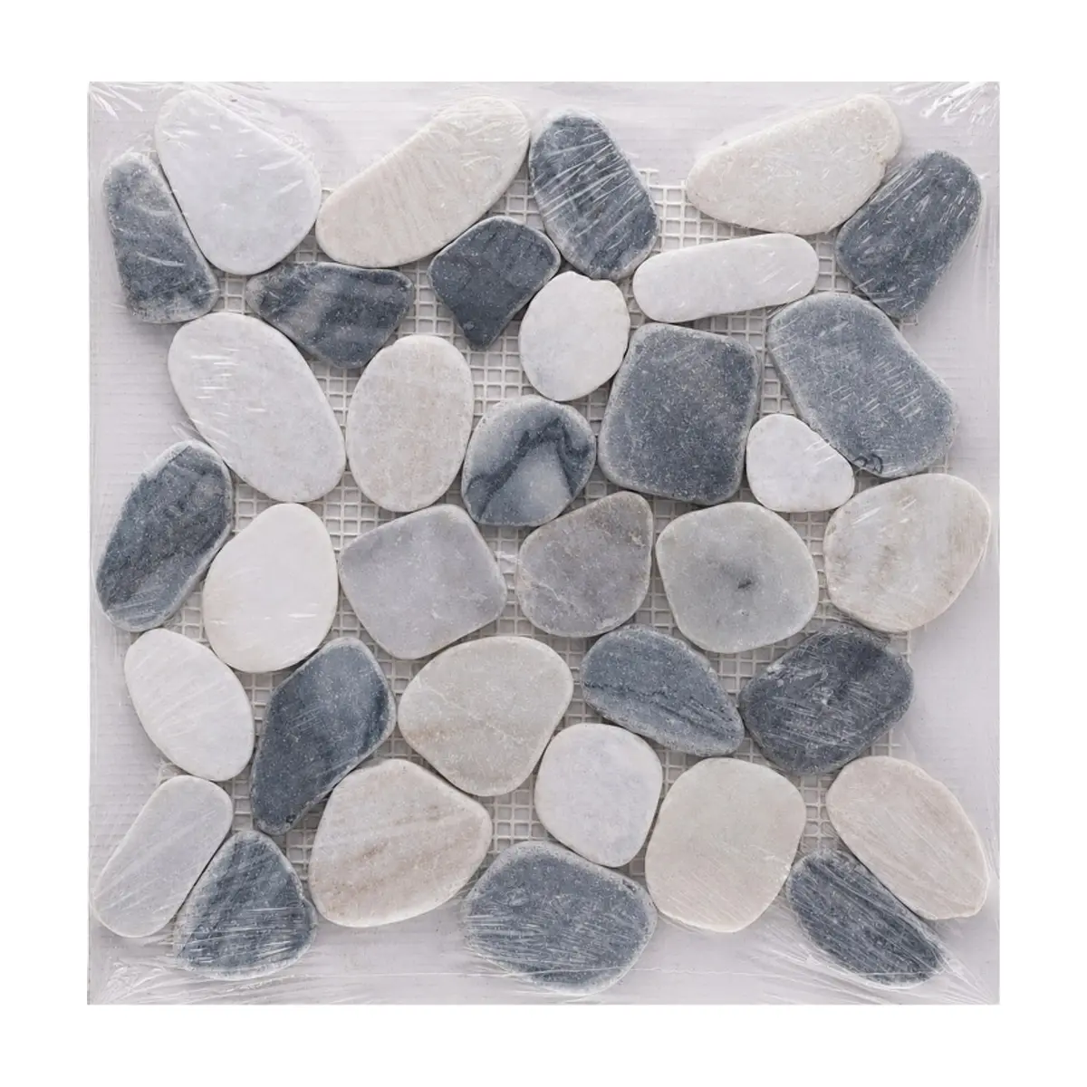 Caja de losas - Mosaico Montana Grey 27 x 27 cm – piedra natural Zeric (10 U)