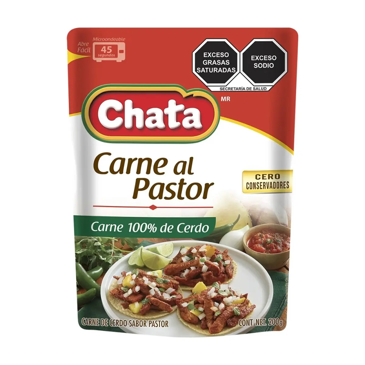 Carne de puerco sabor pastor Chata (200 g / 7.05 oz)