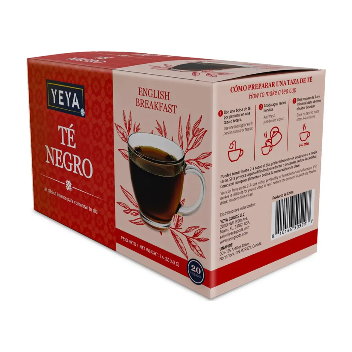 Té negro YEYA (60 x 40 g / 1.4 oz) - Thumbnail 2