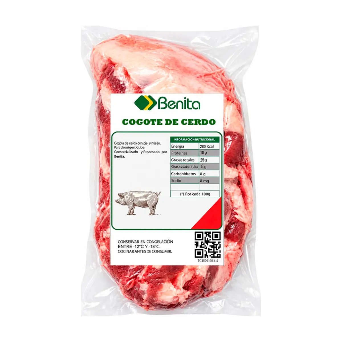 Cogote de cerdo Benita (2 kg / 4.4 lb) - Miniatura 3
