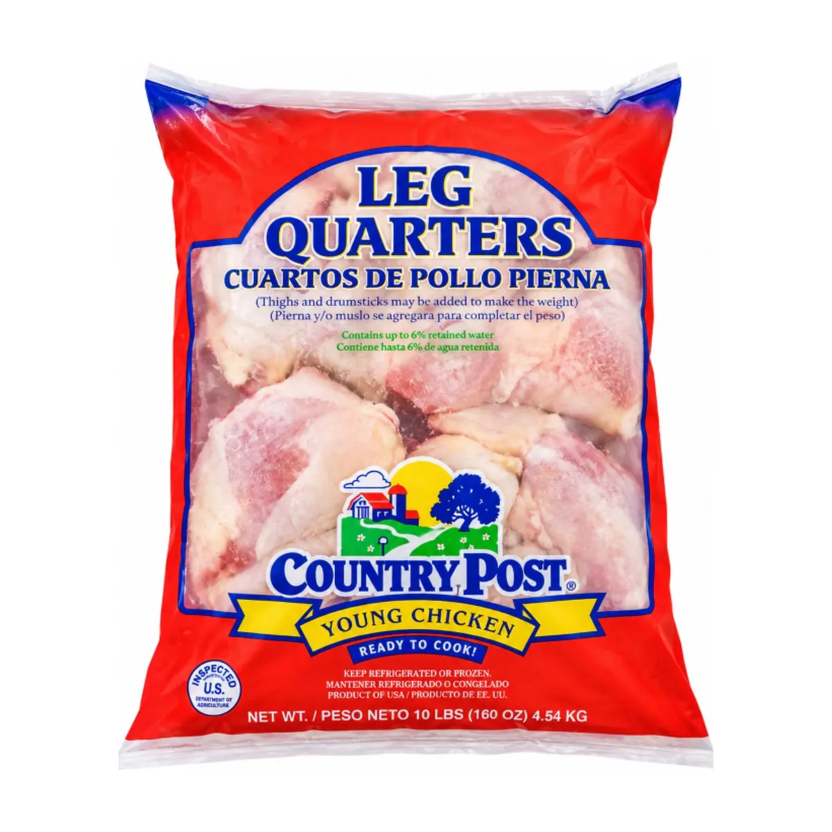 Cuartos traseros de pollo County Post (4.54 kg / 10 lb) - Thumbnail 5