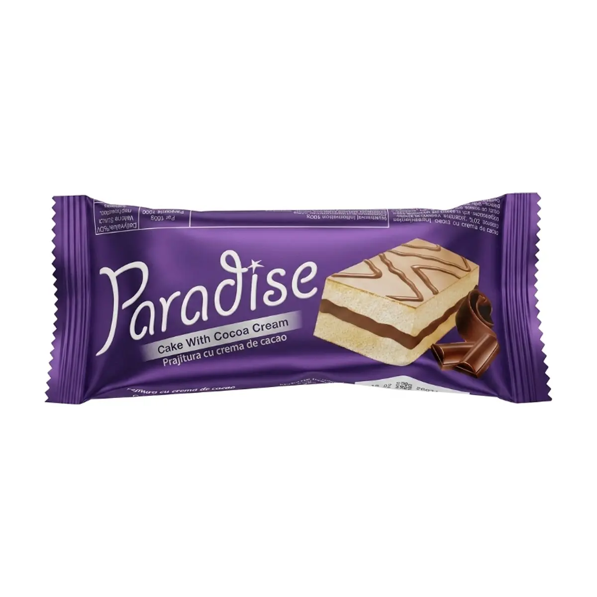Pastel relleno de crema de chocolate con cobertura de chocolate blanco Simsek Paradise (24 x 25 g / 1.32 lb) - Thumbnail 2