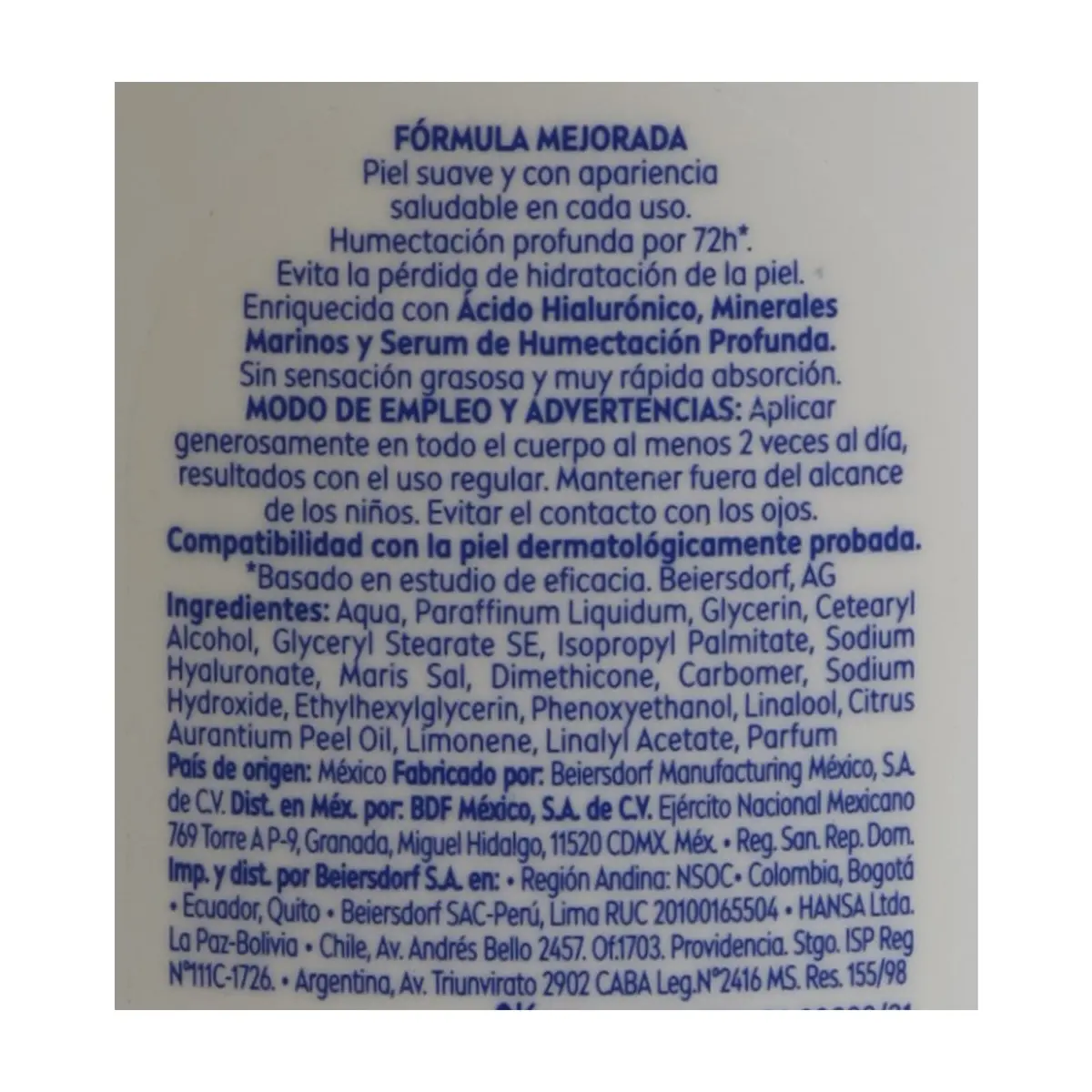 Crema corporal 72h Express Hydration Nivea (100 ml) - Thumbnail 3
