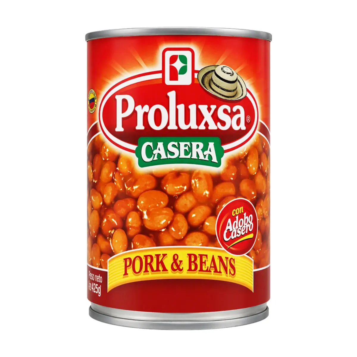 Frijoles con cerdo Proluxsa Casera (425 g / 15 oz) - Miniatura 1